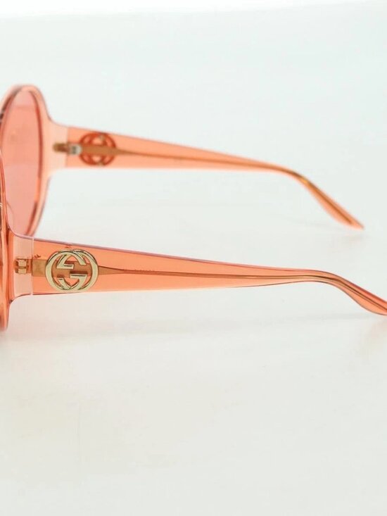 GUCCI Sunglasses plastic Orange Auth main image 5